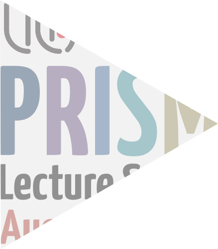 logo prism lecture series w: dates w: play